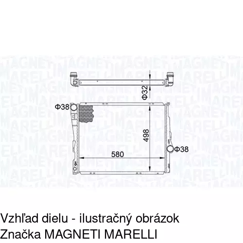 Chladiče vody POLCAR 205508-1