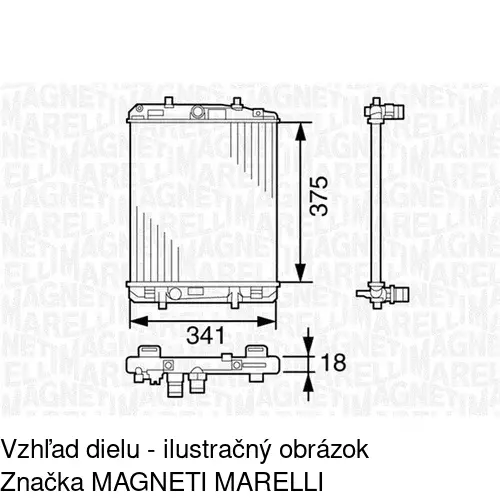 Chladiče vody POLCAR 2301084X - obr. 1