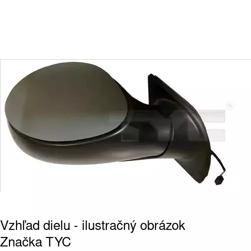 Vonkajšie zrkadlo POLCAR 2315518E - obr. 5