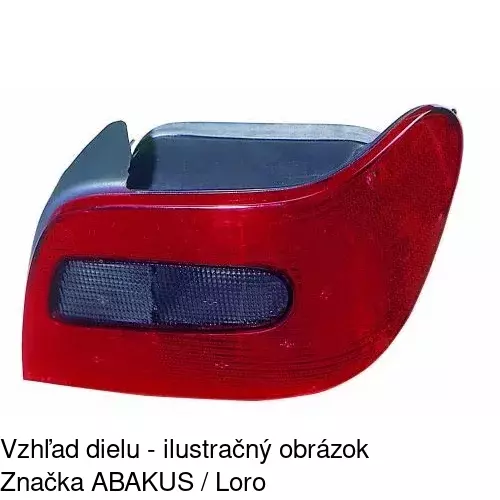 Zadné svetlo POLCAR 232688-E