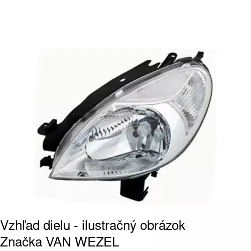 Hlavný reflektor 2327092E /POLCAR/ - obr. 3