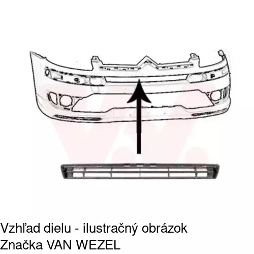 Kryt v nárazníku POLCAR 232927-5