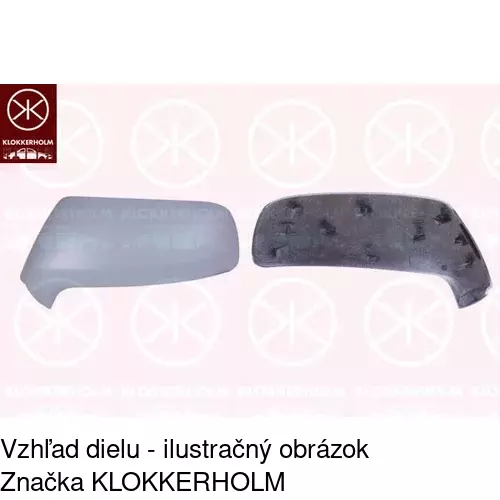 Rám vonkajšieho zrkadla POLCAR 233155PM