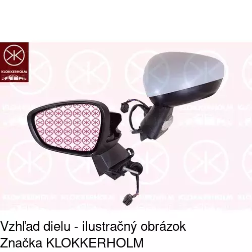 Vonkajšie zrkadlo POLCAR 2338524E - obr. 1