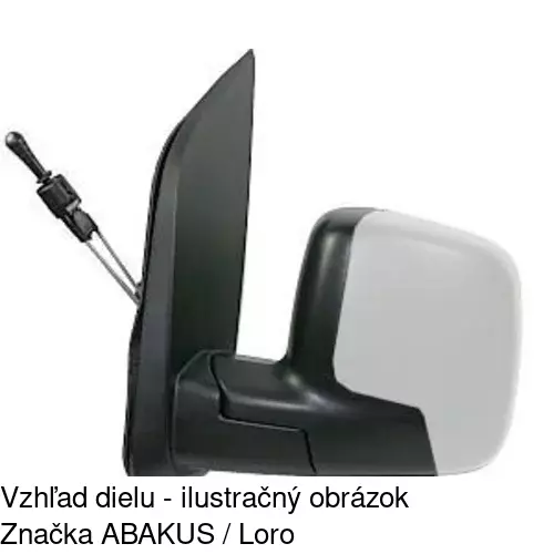 Vonkajšie zrkadlo POLCAR 2391511E - obr. 4