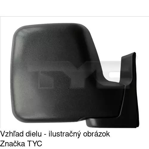 Vonkajšie zrkadlo POLCAR 239551-E - obr. 2