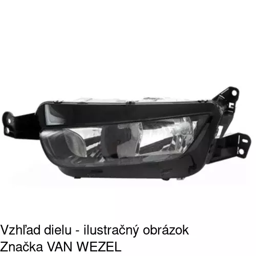 Hlavný reflektor POLCAR 23M109-U - obr. 2