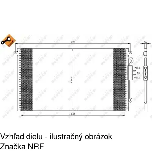 Chladiče klimatizácie POLCAR 2401K8C4