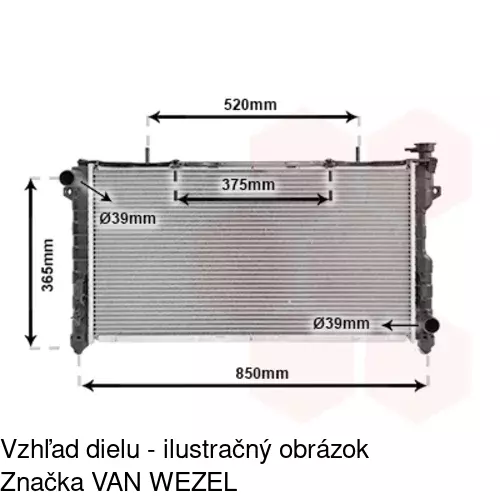 Chladiče vody POLCAR 242008A2 - obr. 4