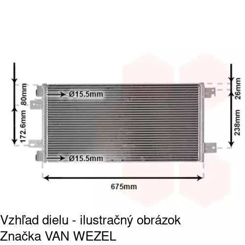 Chladiče klimatizácie POLCAR 24D1K8C1 - obr. 1