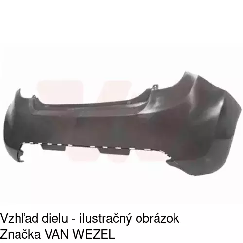 Zadný nárazník POLCAR 250296 - obr. 1