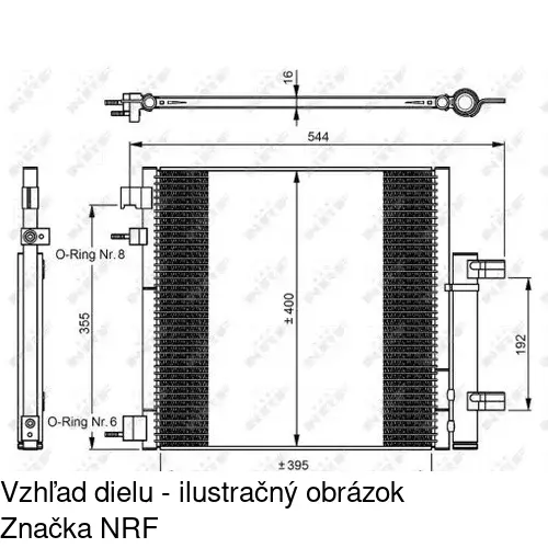 Chladiče klimatizácie POLCAR 2502K8C1S