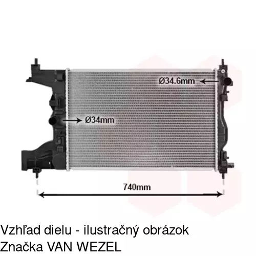 Chladiče vody POLCAR 250808-3 - obr. 2