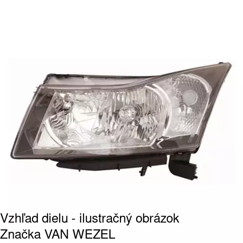 Hlavný reflektor POLCAR 250809-E - obr. 2