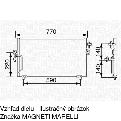 Chladiče klimatizácie POLCAR 2732K8C1