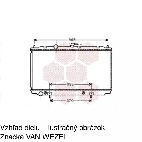 Chladiče vody POLCAR 273408-1 - obr. 1