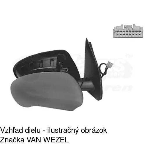 Vonkajšie zrkadlo POLCAR 2759516E - obr. 1