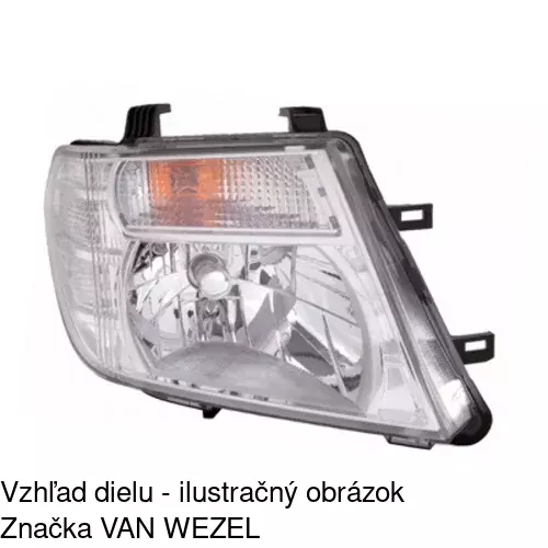 Hlavný reflektor POLCAR 278210-H - obr. 2