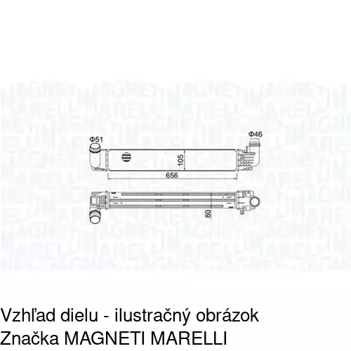 Chladiče vzduchu (Intercoolery) POLCAR 2800J8-1