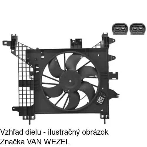 Ventilátory chladičov POLCAR 282023W1 - obr. 1