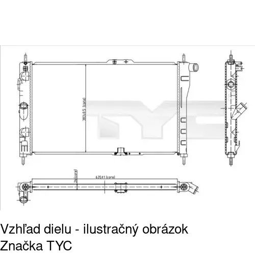 Chladiče vody POLCAR 292008A1