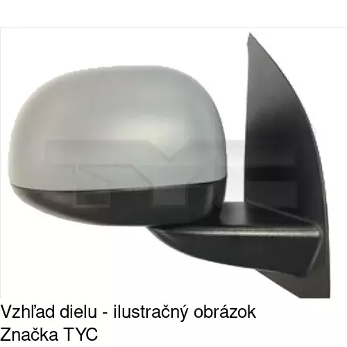 Vonkajšie zrkadlo POLCAR 3003516E - obr. 5