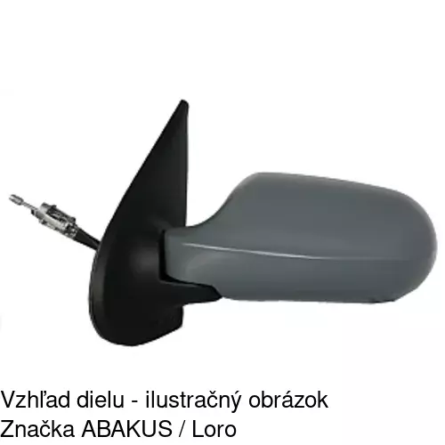 Vonkajšie zrkadlo POLCAR 3005512E - obr. 4