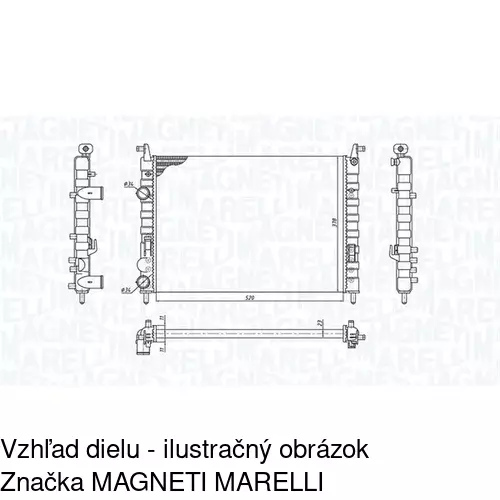 Chladiče vody POLCAR 300608B2