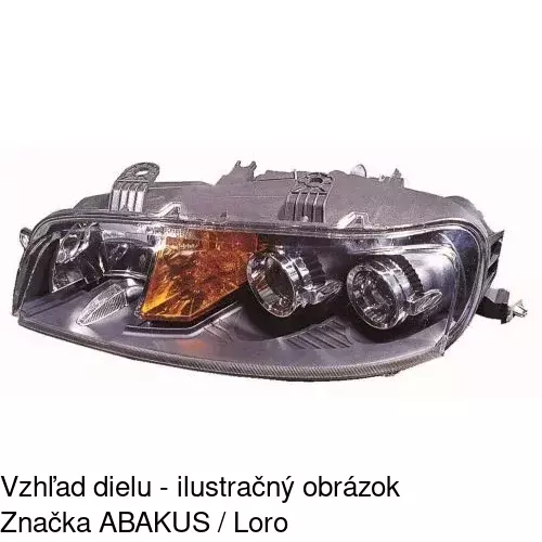 Hlavný reflektor POLCAR 3022098E - obr. 3