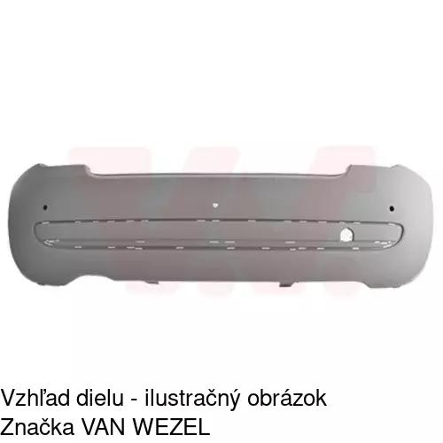 Zadný nárazník POLCAR 303596-2 - obr. 3