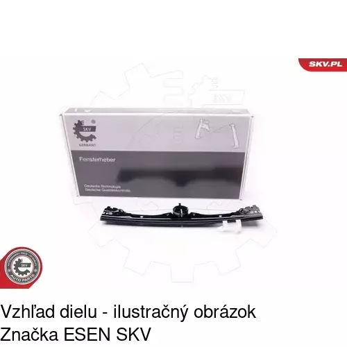 Elektrický mechanizmus okna dverí POLCAR 3035PSE2 - obr. 3