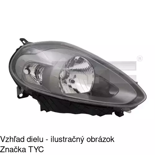 Hlavný reflektor POLCAR 3036091E - obr. 1