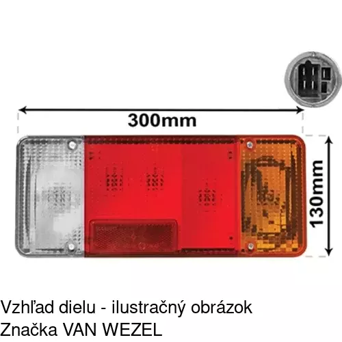 Zadné svetlo POLCAR 3050886E - obr. 4