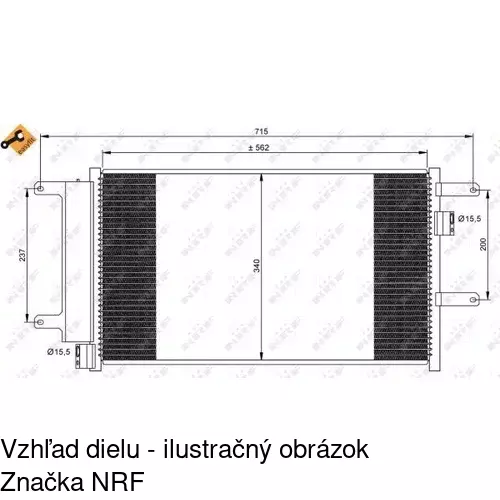 Chladiče klimatizácie POLCAR 3052K8C3S - obr. 1