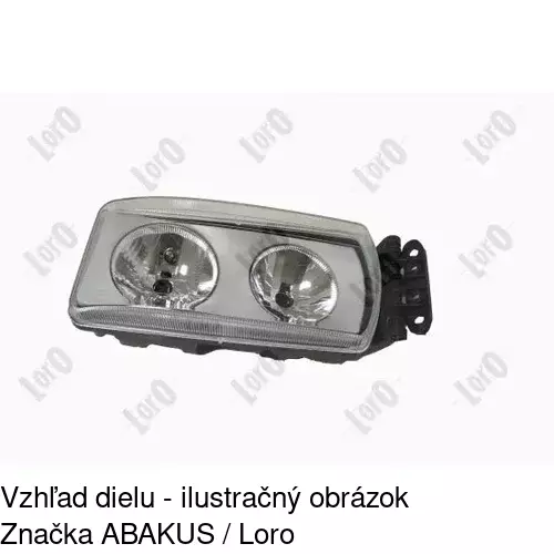 Hlavný reflektor POLCAR 305610-E - obr. 3