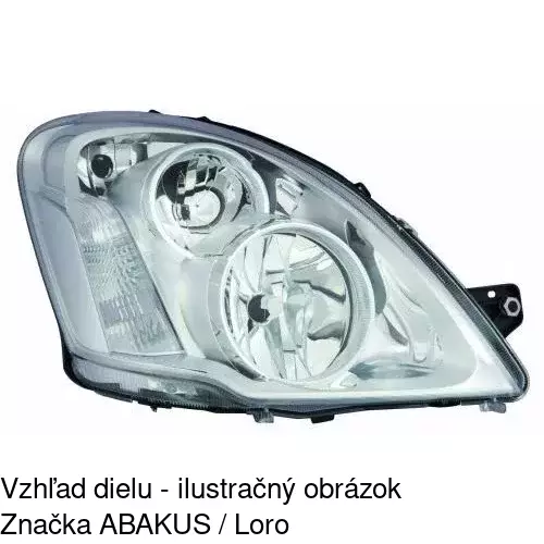 Hlavný reflektor POLCAR 30N110-E - obr. 4