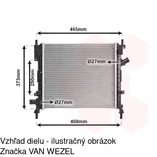 Chladiče vody POLCAR 320008-3 - obr. 3