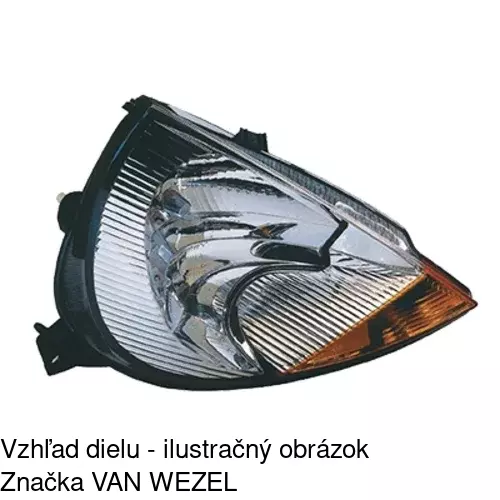 Hlavný reflektor POLCAR 320010-V - obr. 5