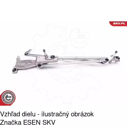 Náhon stieračov bez motora POLCAR 3201MWP1 - obr. 3