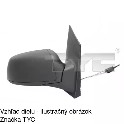 Vonkajšie zrkadlo POLCAR 3202511E - obr. 2