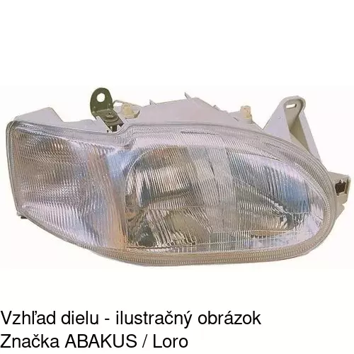 Hlavný reflektor POLCAR 3207092V - obr. 4