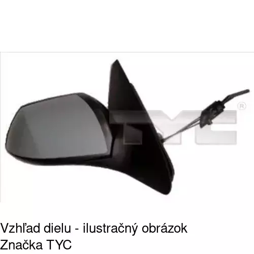 Vonkajšie zrkadlo POLCAR 3218522E