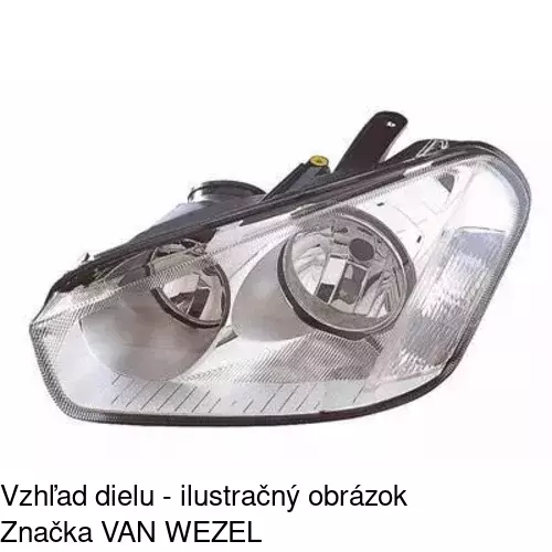 Hlavný reflektor POLCAR 323609-H - obr. 3