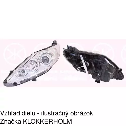 Hlavný reflektor 3238102E /POLCAR/ - obr. 2