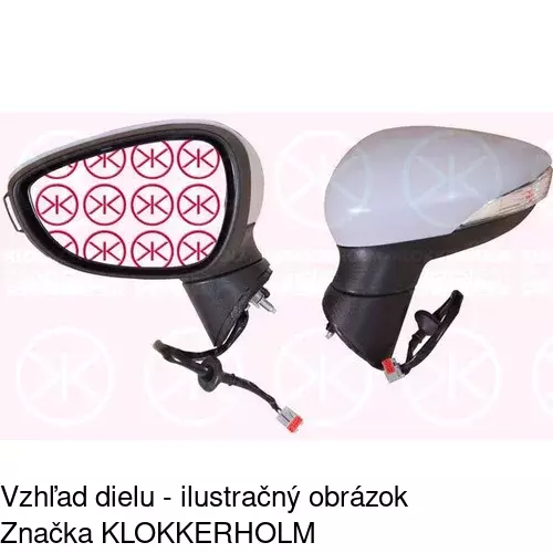 Vonkajšie zrkadlo POLCAR 3238512E - obr. 1