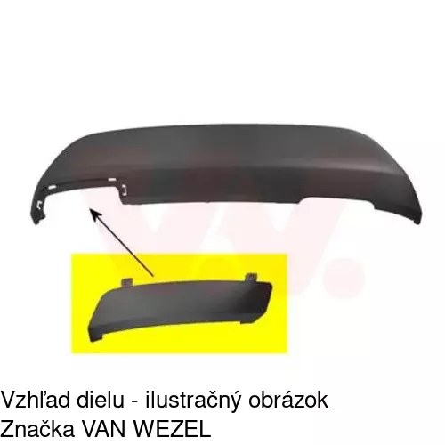 Záslepka ťažného háku POLCAR 323896-9 - obr. 1