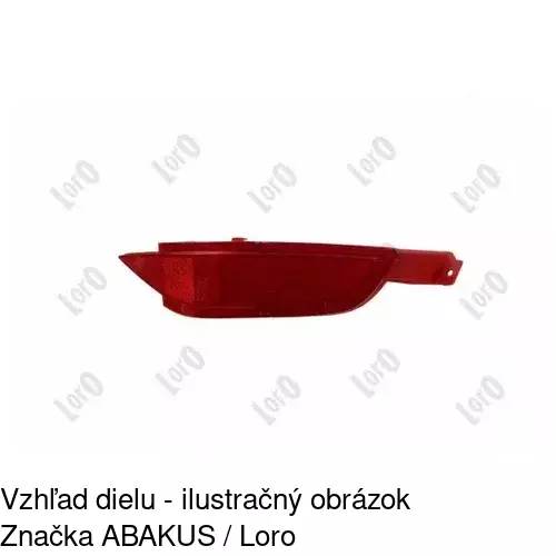 Záslepka hmlovky POLCAR 323898-E - obr. 3