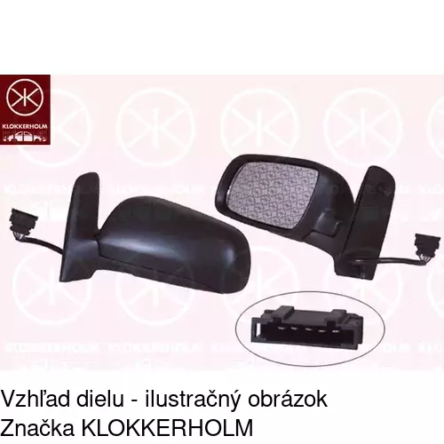 Vonkajšie zrkadlo POLCAR 3240524E - obr. 3