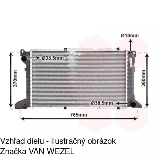 Chladiče vody POLCAR 324608-2 - obr. 4