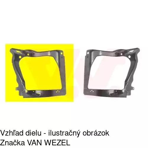 Držiak predného pásu POLCAR 324804-5